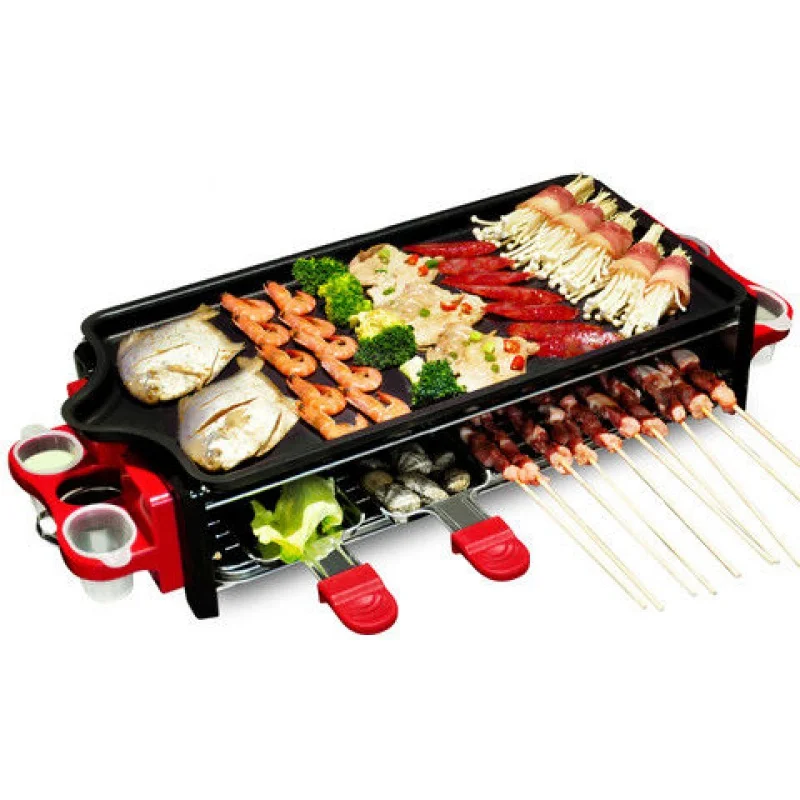 

Электрический гриль, бытовой бездымный Электрический гриль, гриль для барбекю, корейский гриль, машина для барбекю, Электрический Гриль