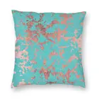 Современный Бирюзовый чехол для диванной подушки с абстрактным рисунком