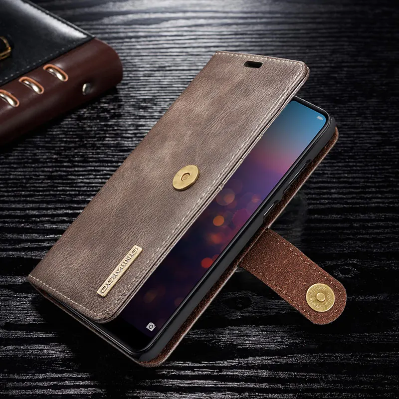 Многофункциональный чехол для телефона сумка для huawei P20 P30 Коврики 30 20 Pro Lite чехол Магнитный 2 в 1 съемный кожаный бумажник чехол-Обложка с подставкой и кардхолдером