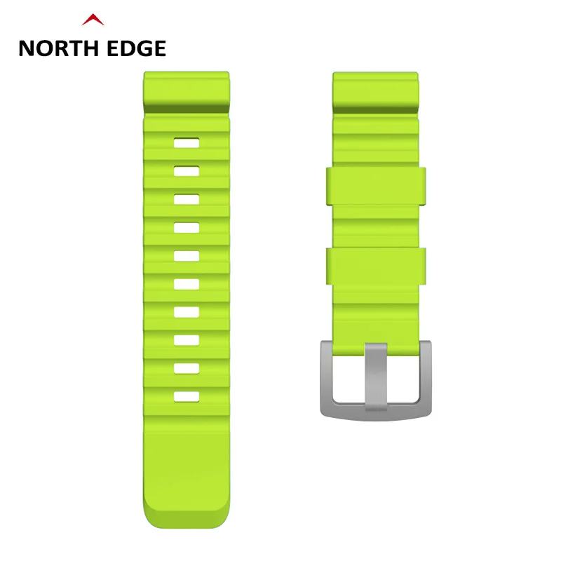 

Smart Watch Strap Color Solid Color Silicone Strap Steel Buckle Outdoor Quick Release 24mm Sports Rubber Watch Wtrap