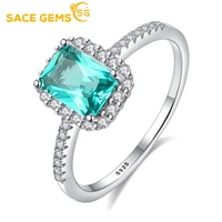 sace gems emerald gemstone rings for women solid 925 sterling silver band engagement promise ring fine jewelry anniversary gift
