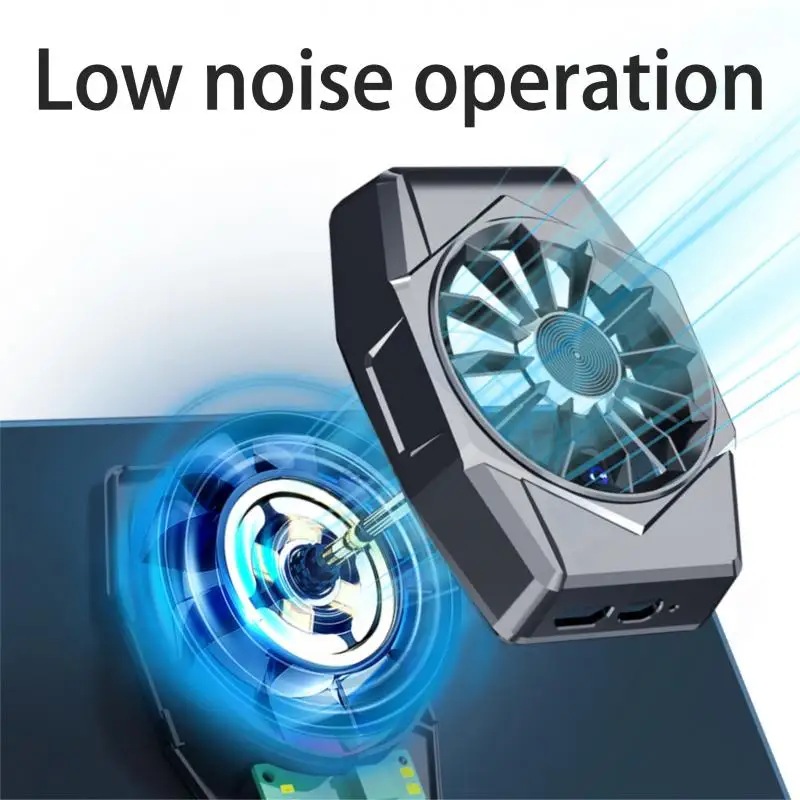 

Universal Magnetic Mobile Phone USB Game Cooler System Cooling Fan Gamepad Holder Stand Radiator For Iphone Xiaomi Phone