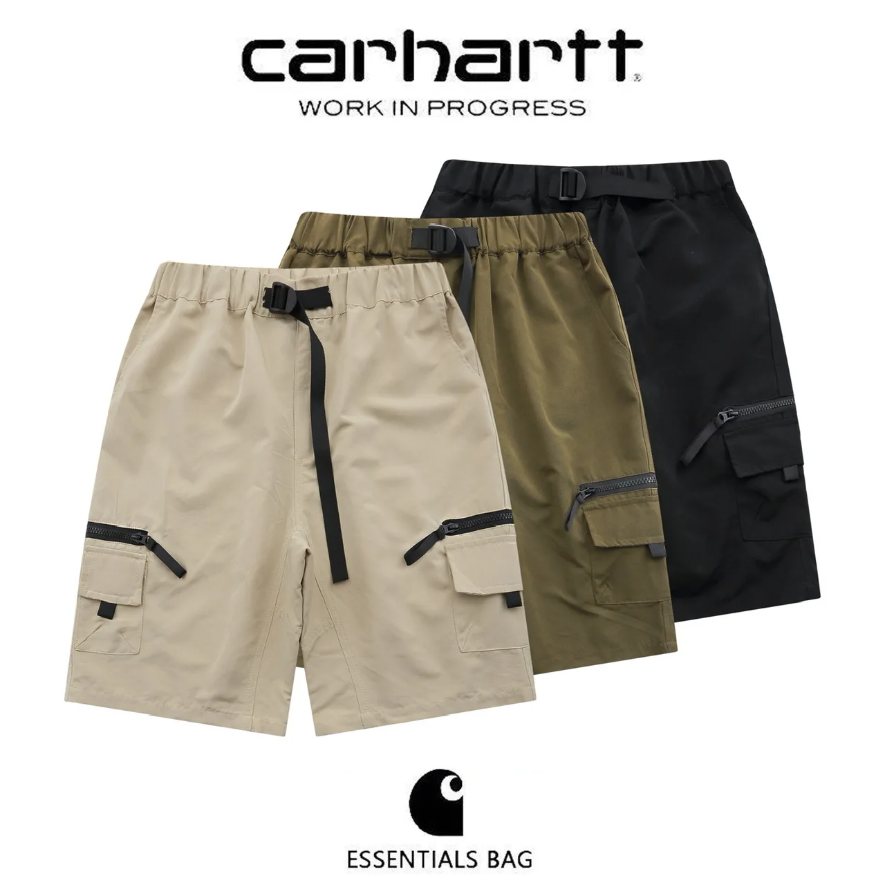 Летние функциональные шорты с несколькими карманами мужские Водонепроницаемые