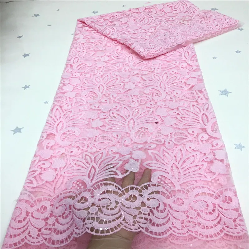 

African Lace Fabric 2020 High Quality French Lace Fabric Nigerian Lace Fabrics For Women Wedding Party Dress