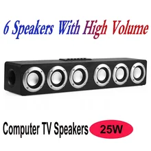 Home Theater Portable Column Bluetooth Speaker Wireless Wood Speaker FM Radio Soundbox Subwoofer Soundbar for TV Speaker AUX USB