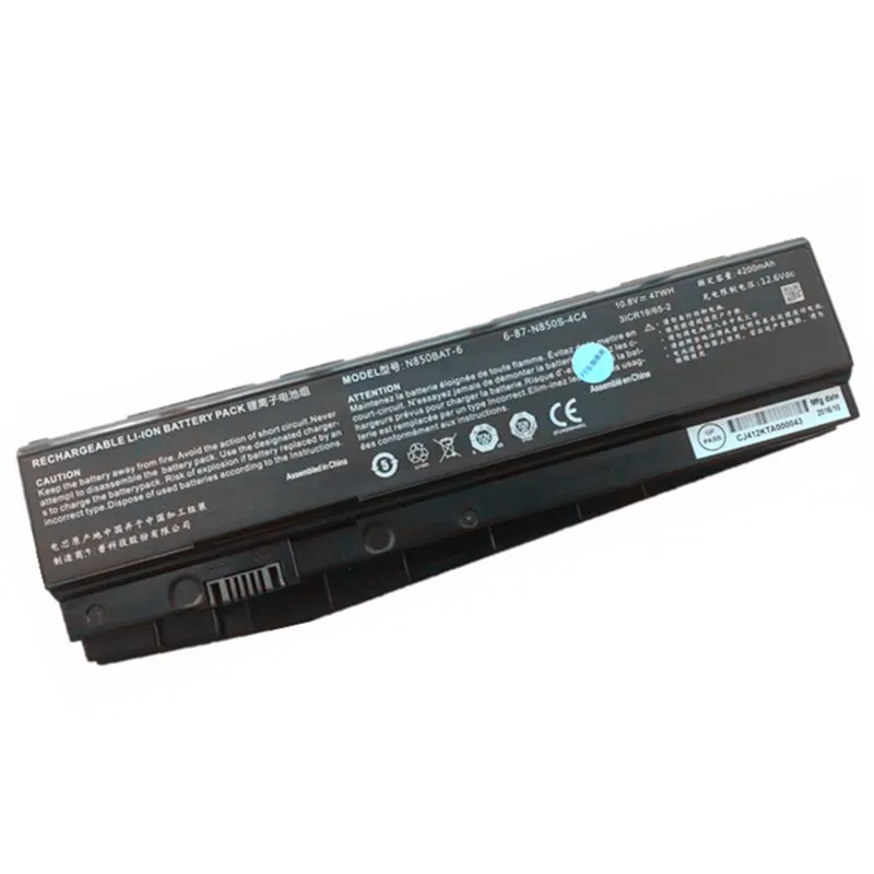 Аккумулятор для ноутбука Clevo N850S N870HC N850CH N850HJ N870HJ 6 87 4C4|Аккумуляторы ноутбуков| |