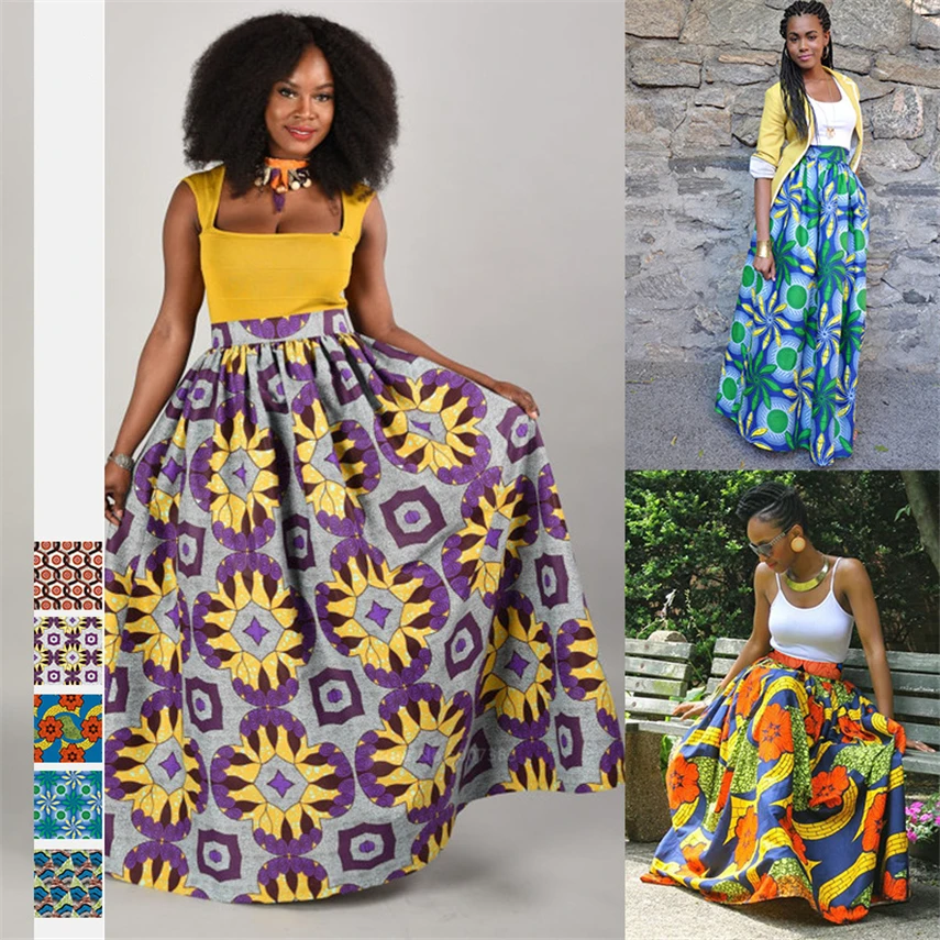 2021 новости для женщин в африканском стиле Стиль одежда Длинные свободные