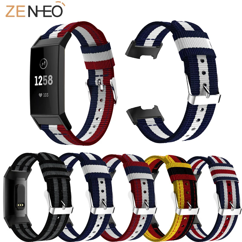 

Новый нейлоновый сменный ремешок для часов, ремешок для Fitbit Charge 3, нейлоновый ремешок для наручных часов, смарт-браслет для Charge3, браслет