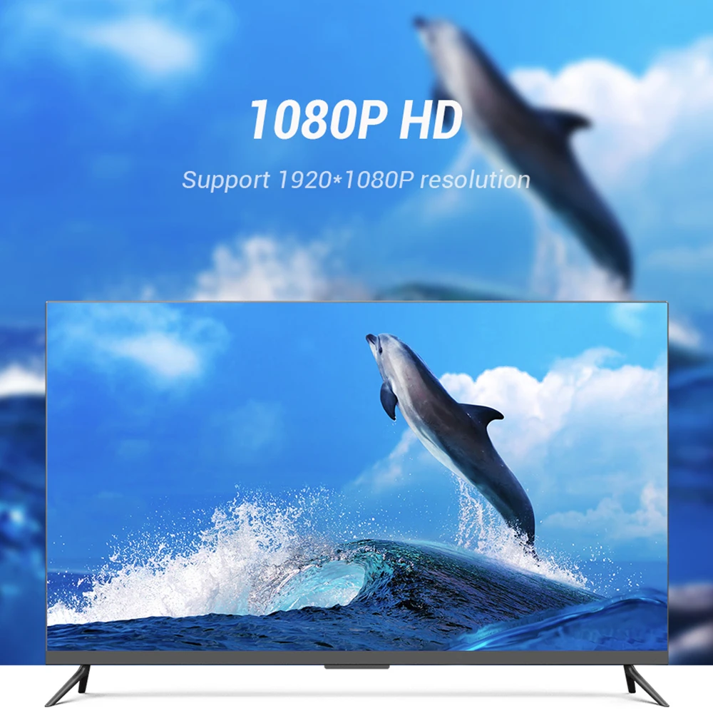Адаптер Vention HDMI VGA Кабель конвертер Аналоговое видео аудио с интерфейсом micro USBaux