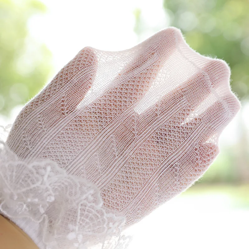 AiKway Newborn Baby Socks Lace Mesh Princess Girl Children Thin Cotton Clothing |