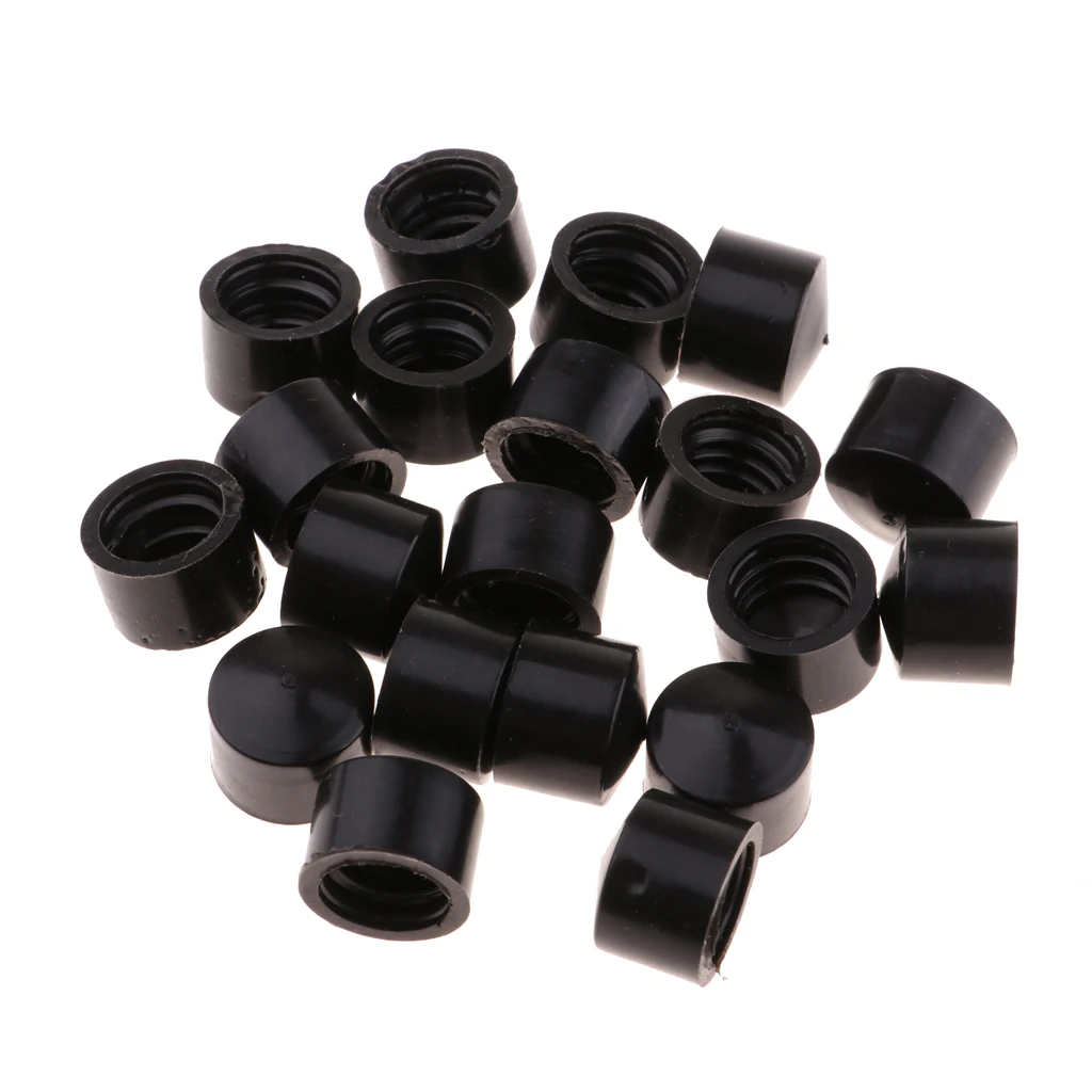 

20 Sets PU Replacement Cups Fits Most Truck Black for Skateboard Longboard Truck Accessories 2 Sizes Included