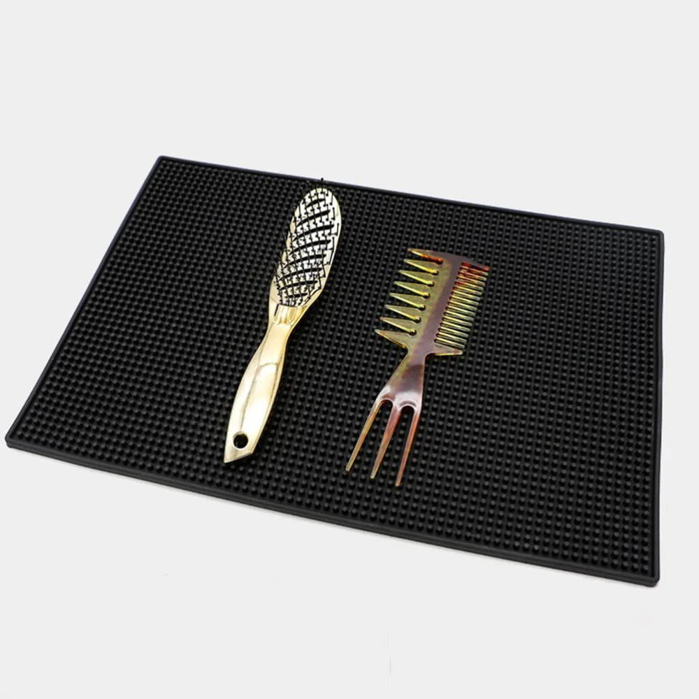 

1Pc Salon Hairdresser Tools Skid-proof Pad Hair Trimmers Holder Pad (Black)