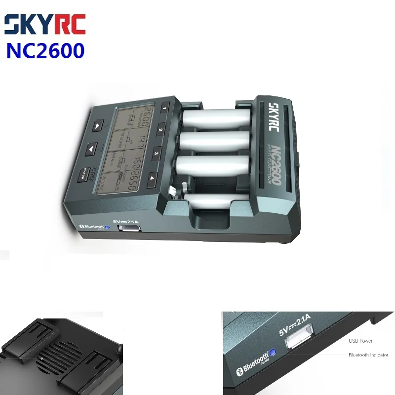 Оригинальное умное зарядное устройство SKYRC NC2600 с Bluetooth 4 слота быстрая зарядка на 5