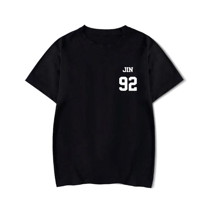 

2019 series doll T-shirt round neck short-sleeved shirt Korean bulletproof youth group personality T-shirt kpop t-shirt