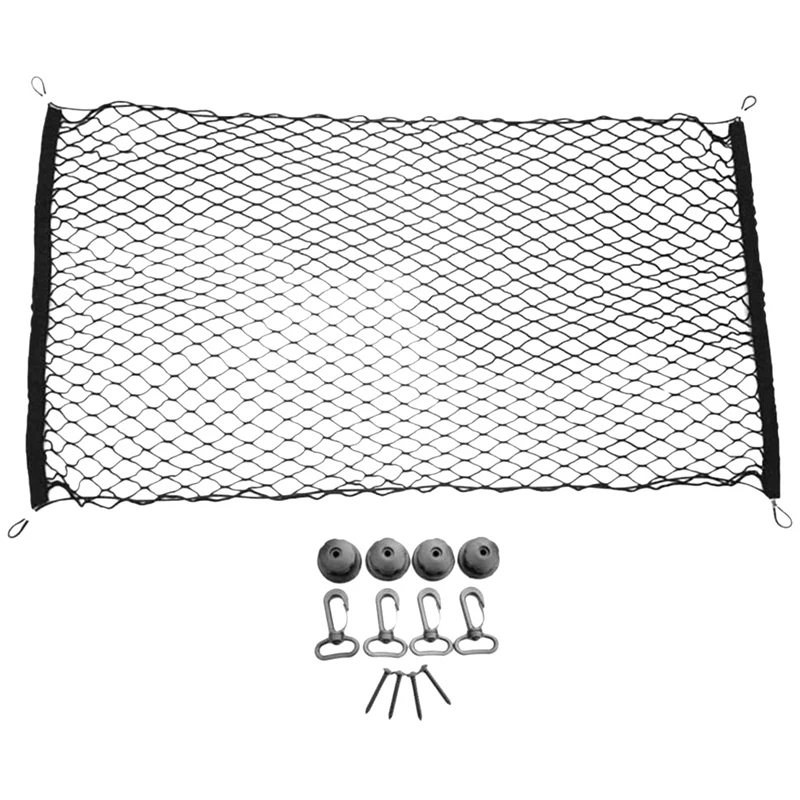 

Nylon Mesh Adjustable Elastic Car Trunk Net for Car, Van, SUV, Truck