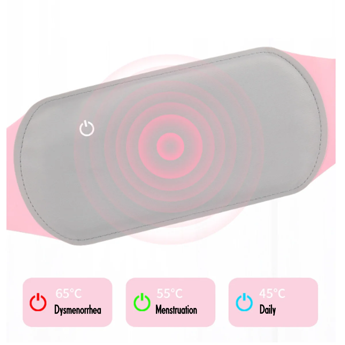 Нагревающийся пояс для облегчения боли теплый в талии подогреватель матки