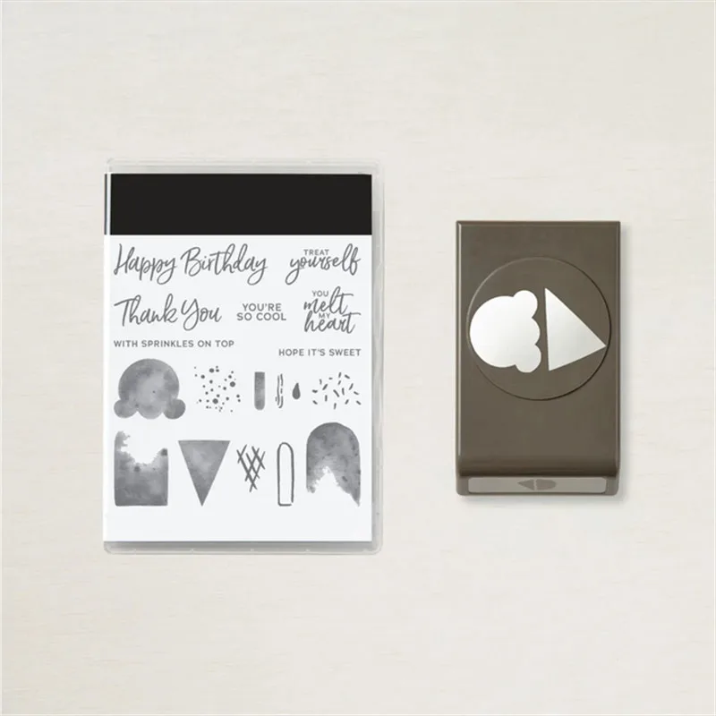 

Ice Cream Metal Cutting Dies and Stamps Stencils For Scrapbooking Stencil Album Paper DIY Gift Card Decoration Embossing