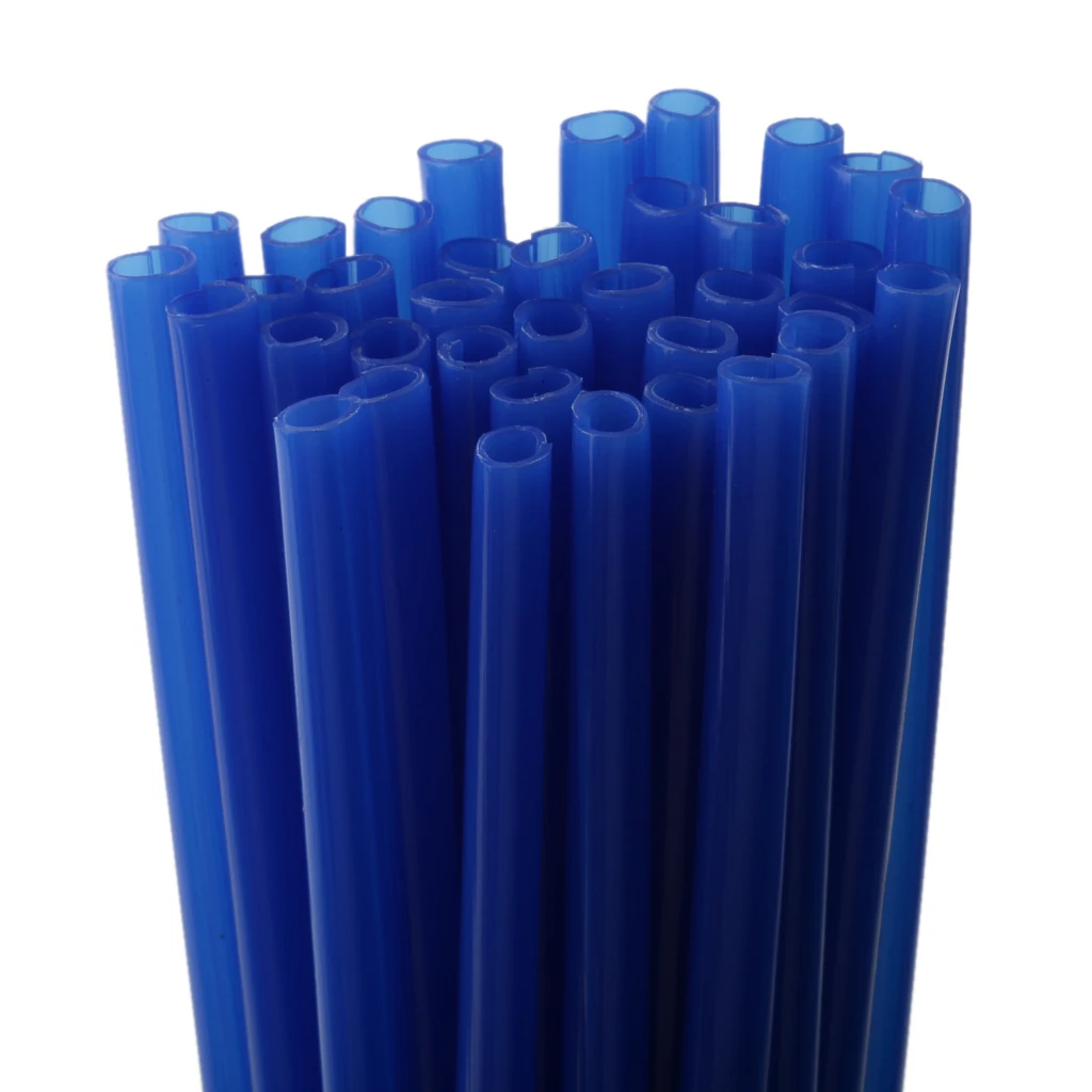 72 шт. синий и красный комплект мотоцикл улица велосипед колесо спицы обмотки кожи