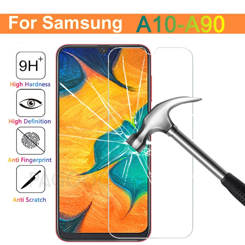 Защитное стекло закаленное для Samsung Galaxy A40/A30/A50/A20/A10/A60/A70/A80/A90|Защитные стёкла и