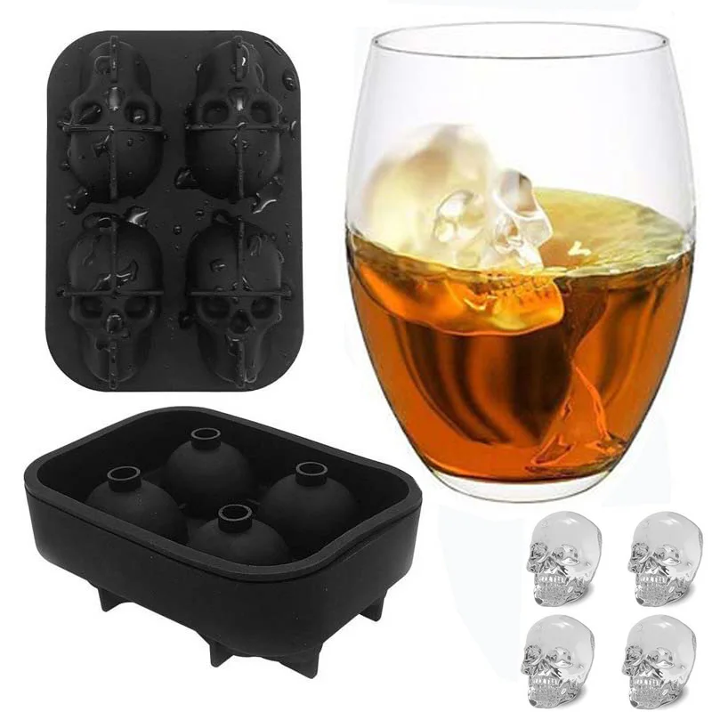 

Round 4/6 Cavity Ice Mould Ice Ball Maker DIY Ice Cream Mold Silicone Whiskey Ice Cube Tray Bar Accessories Tool Ice Cream Mold