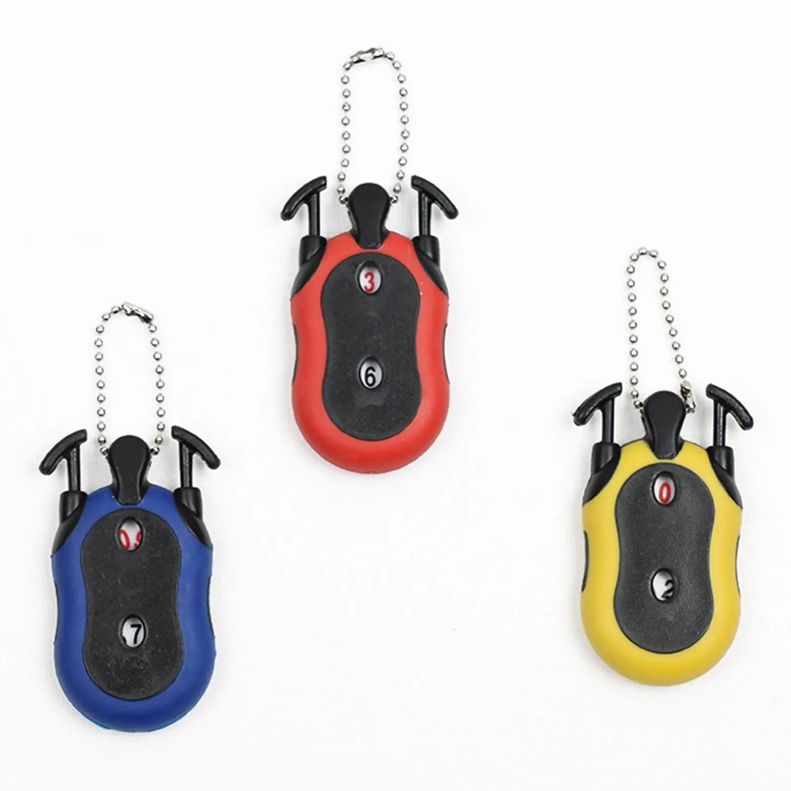 

1 Pcs Dual Digits Square Scorer Golf Stroke Shot Put Score Counter Outdoor Accessory Mini Handy Counter Easy to Use