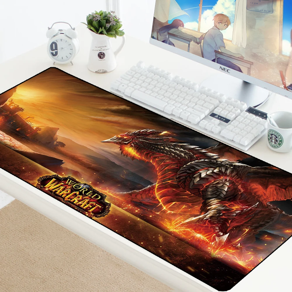 Игровой коврик для мыши 70X30 см для World of Warcraft, коврик для мыши, большой размер XL, коврик для мыши с клавиатурой, для игрового ноутбука, резиновый коврик для компьютера, ПК, скоростной коврик