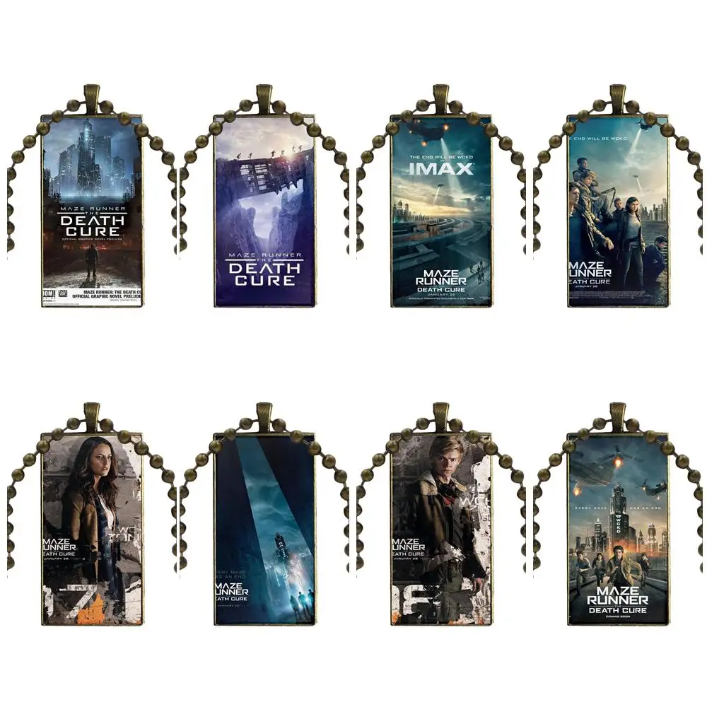 Стеклянная подвеска с изображением галактики ожерелье для женщин бронзовое