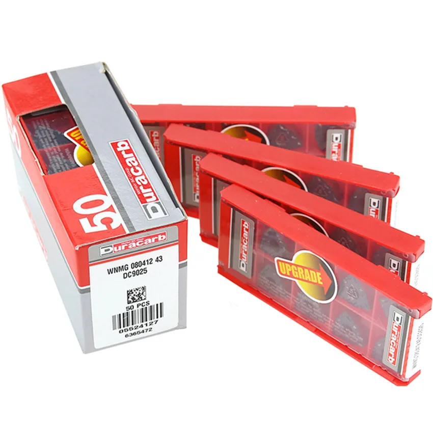 

Duracarb WNMG080404-43 DC9025 DC9015 / WNMG080408-43 DC9025 DC9015 / WNMG080412-43 DC9025 DC9015 CNC carbide inserts 10PCS/BOX
