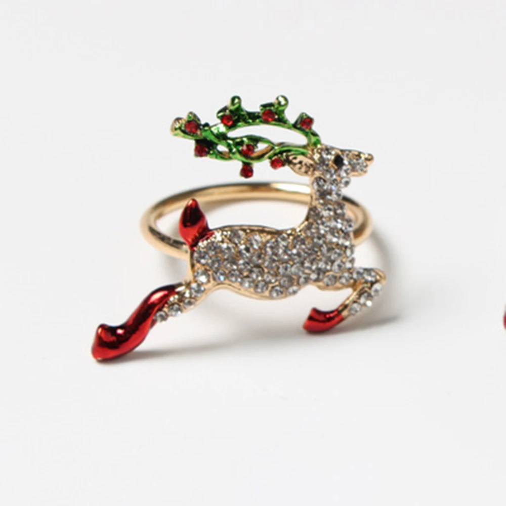 Кольцо для свадебных салфеток Золотая пряжка держатель салфетки кольца