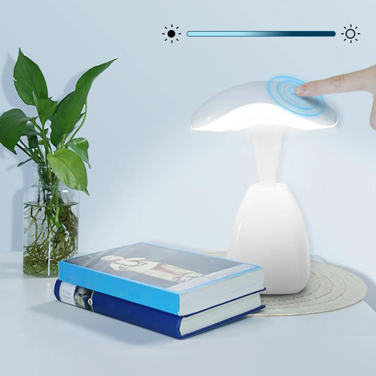 

Table Lamp Dimmable USB Rechargeable Night Light Studying Reading Desk Lamps