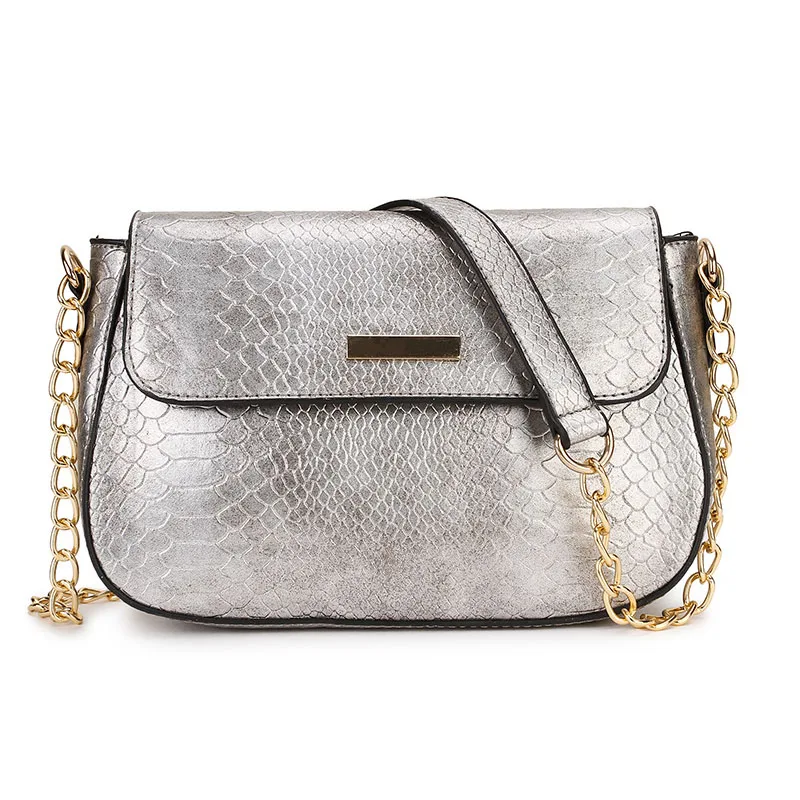 Каменный узор маленькая сумка через плечо для женщин принт змеиная кожа Сумка из