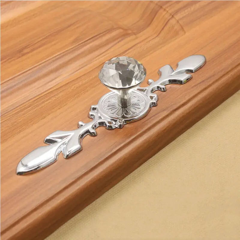 Лидер продаж роскошные ручки для шкафа со стразами коробки обуви двери