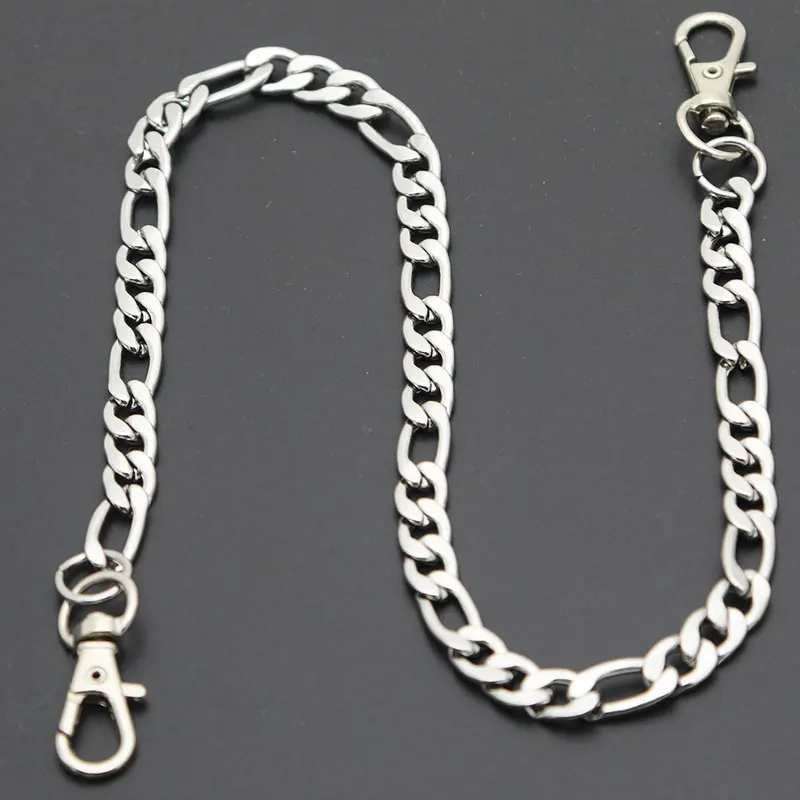 Рок Панк из нержавеющей стали кошелек пояс цепочка брюки хипстер Жан брелок