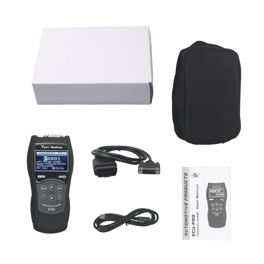 OBD2 многоязычный автомобильный диагностический инструмент Автомобильный сканер