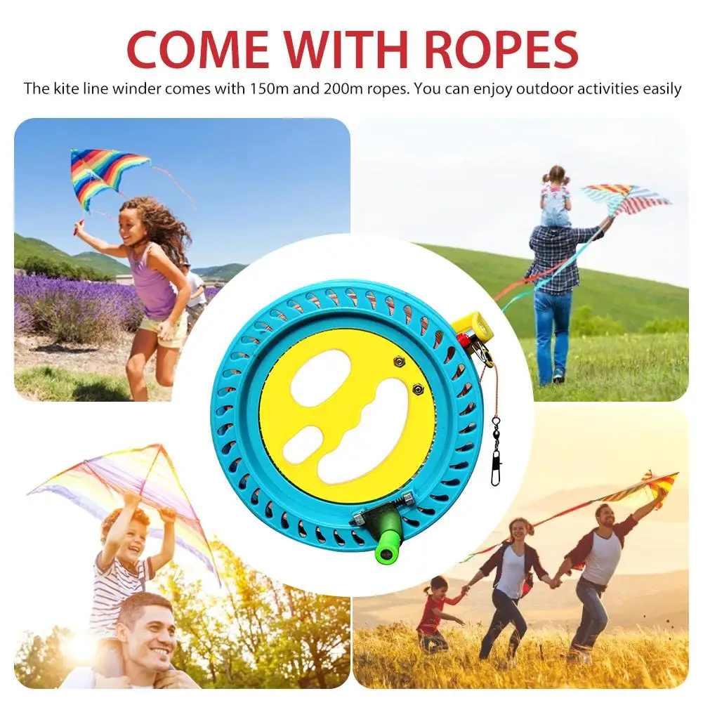 Лидер продаж катушка для воздушного змея 16 см с леской кайта 150 м 18 ручка детского