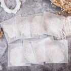 Yoofun Ретро полые резные кружева материал бумага нежелательный Журнал Планировщик крафт бумага для скрапбукинга винтажные декоративные DIY фото