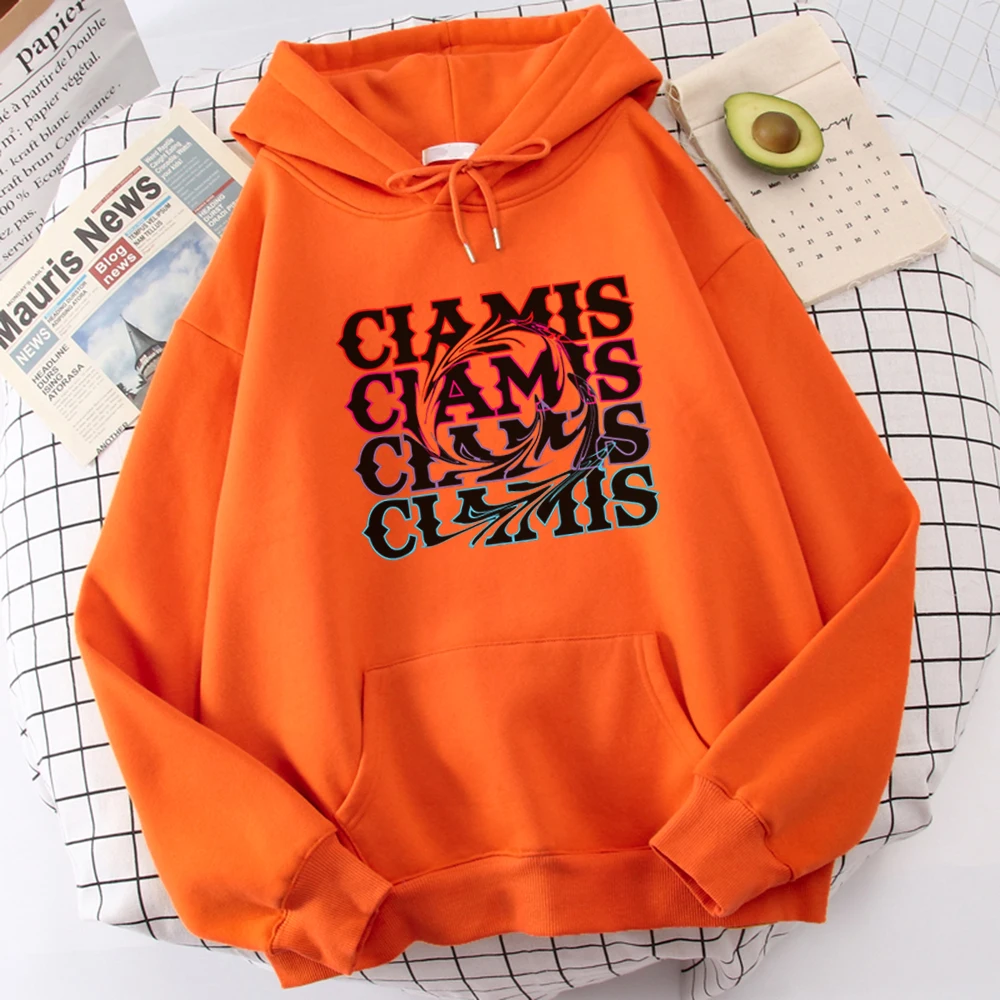 

Clamis Printing Female Sweatshirt Creativity Breathable Hip Hop Top 2021 Fashion Soft Hoodie Autumn Crewneck Woman Hoodies