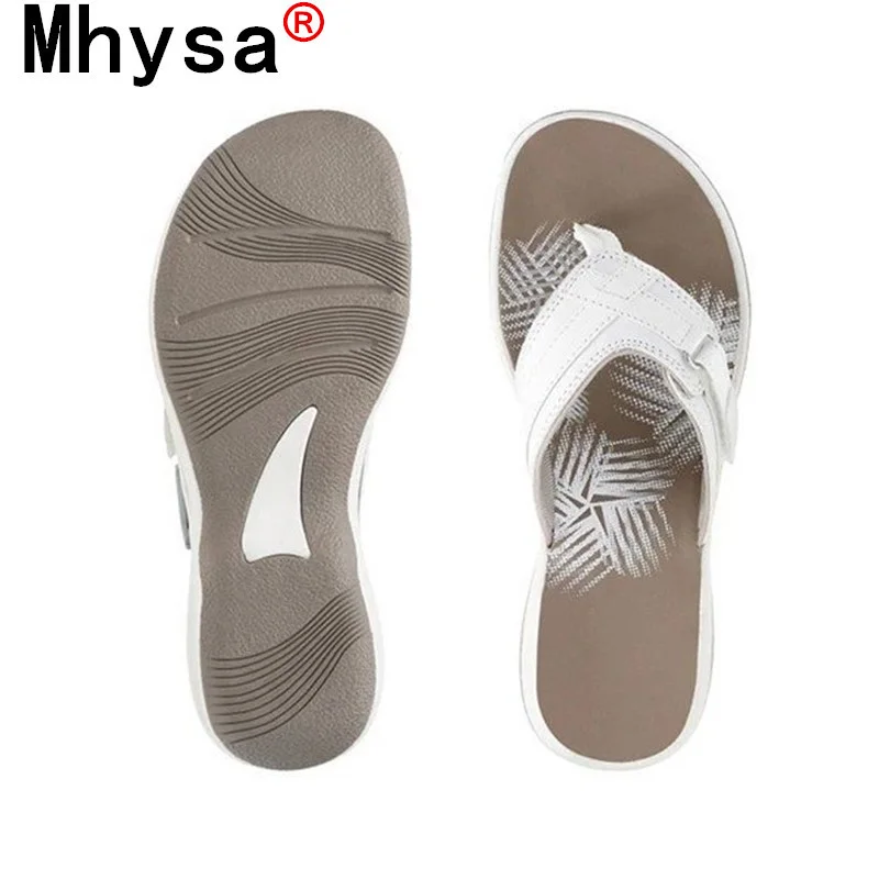 

2021 Summer Women's Slippers Casual Comfortable Beach Slippers Ladies Casual Flip-flops Women Summer Flat Outdoor Shoes Women