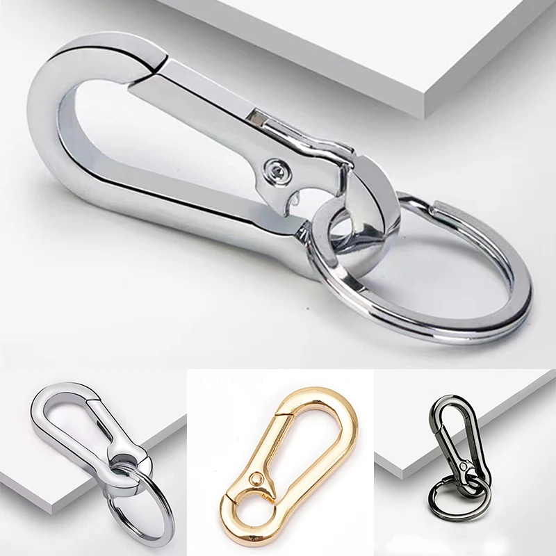 

5pcs Keychain Buckle Anti-lost Waist Belt Clip Keyring Buckles Carabiner Keychains for Outdoor Climbing Sports Tools