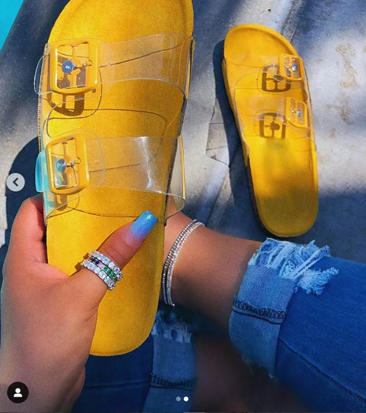 

New Women's sandals Home platform flip flops outdoor beach slippers fashion summer Sequin platform shoes