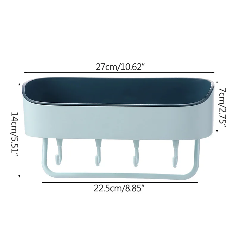 

Bathroom Wall-Mounted Shelf Bathroom Storage Rack Multi-Function Punch-Free Wall Toilet Toilet Washstand Towel Rack