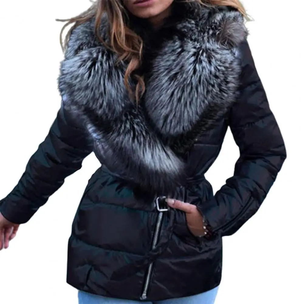 

Женская зимняя куртка с воротником-лодочкой и поясом на молнии, Женская куртка с яркой поверхностью, зимняя женская куртка-пуховик с воротн...
