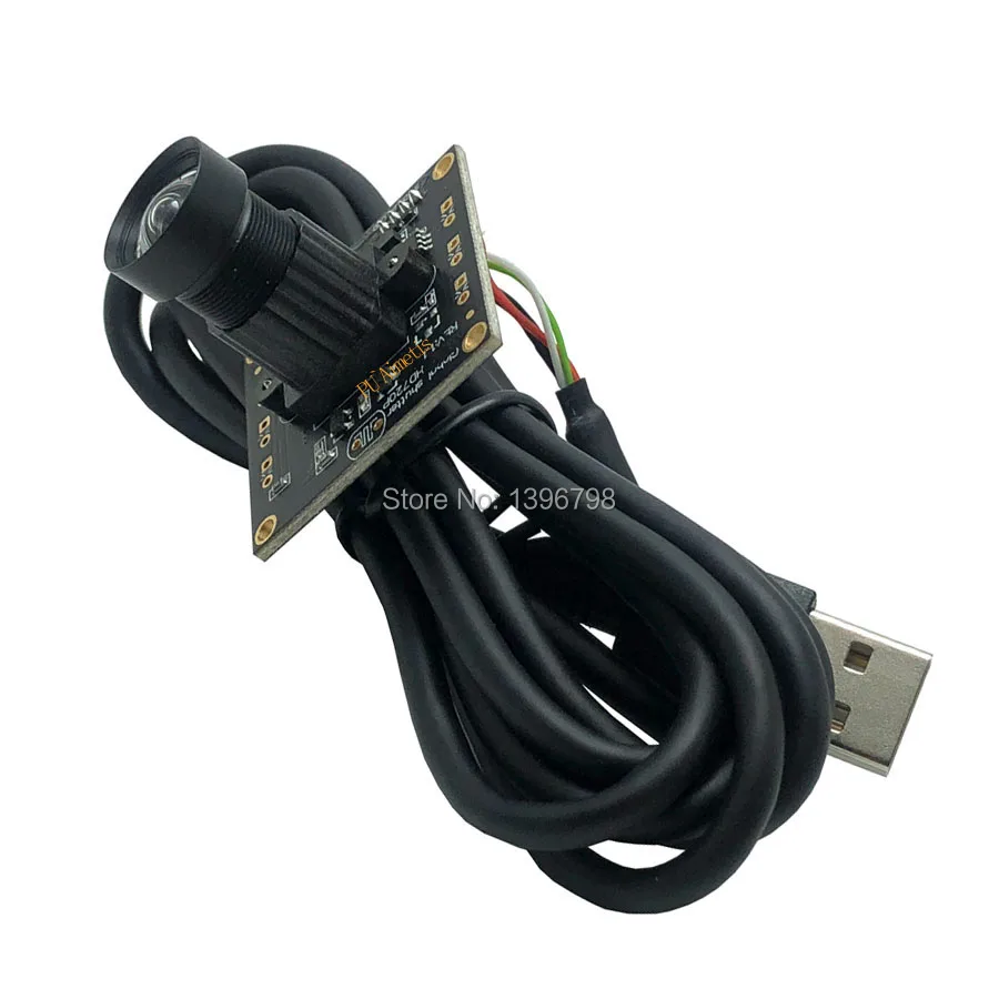 Монохромная камера видеонаблюдения 720P 30FPS MJPEG модуль USB без искажений глобальная