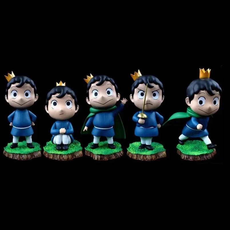 

12cm Q Version Anime King ranking Figure GK Beckoning holding a sword akimbo running sitting Bodge PVC Action Figures Toys