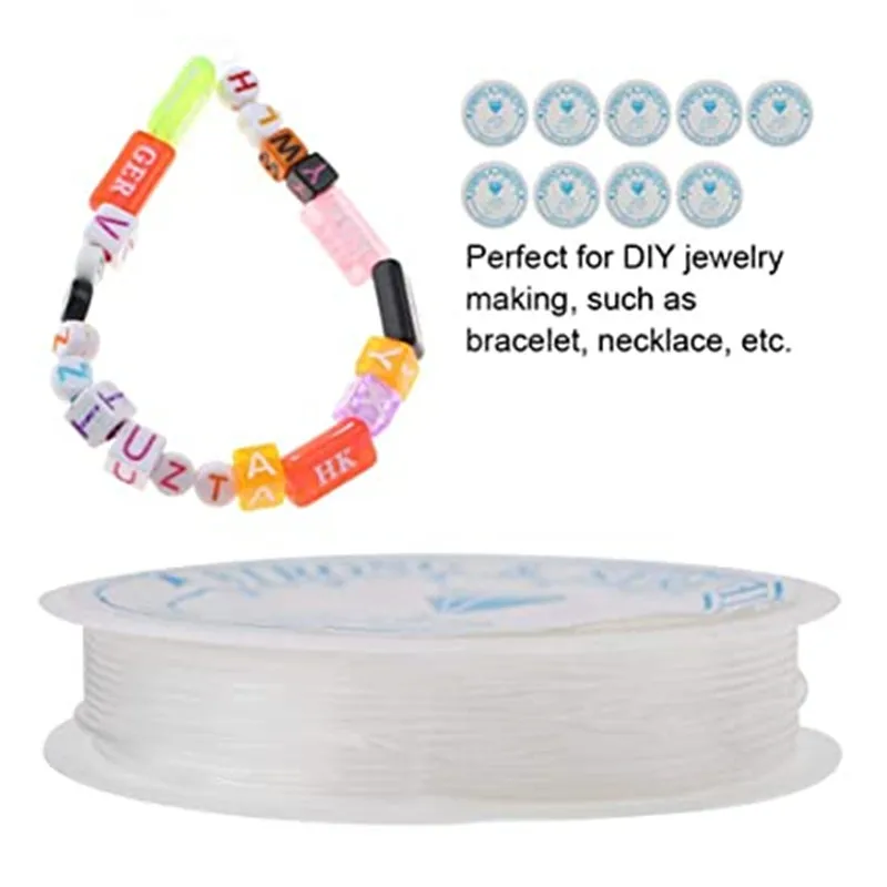 Прозрачная эластичная лента для бисероплетения 1 рулон 5 м 7 10 11 - купить по