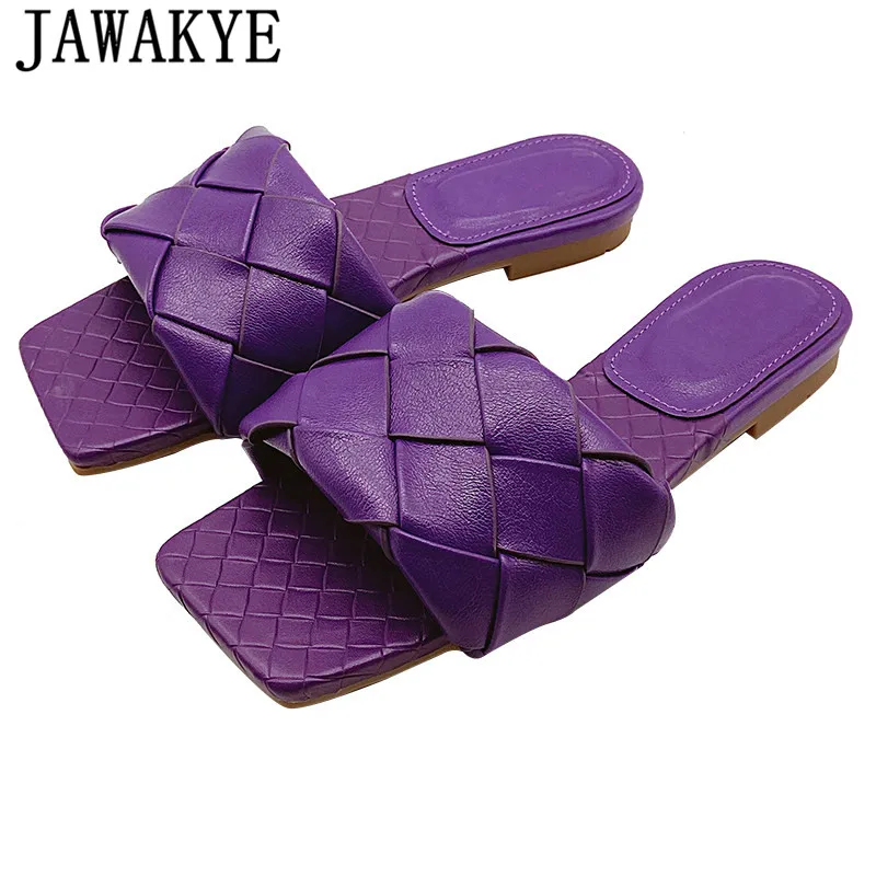 Женские шлепанцы ручной работы летние уличные сандалии на плоской подошве