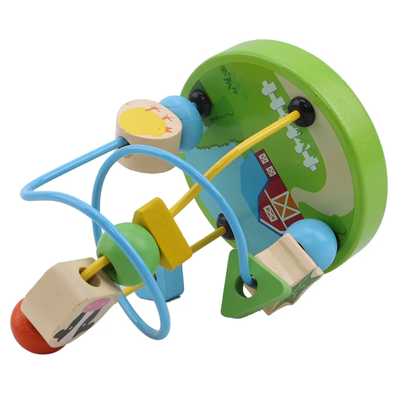 Мини картонные изображения вокруг бисера Детские Развивающие деревянные