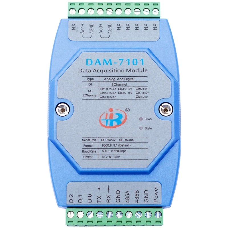 Новый цифровой вход DAM7101 аналогового выходного напряжения и тока смесительный