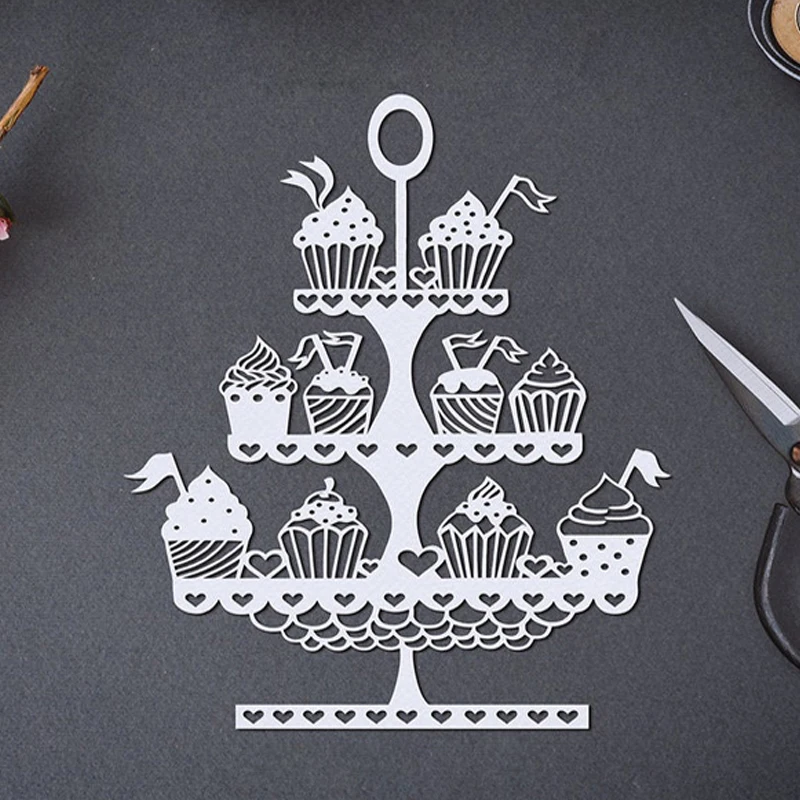 GG0862 штампы для вырезания десертов кексов скрапбукинга тиснения металлические