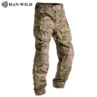 plus size 8xl cargo pants with knee pad men multicam military tactical pants camo army uniform paintball trouser hiking pants